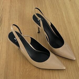 Nude Slingback Heels Marc Fisher size 6.5